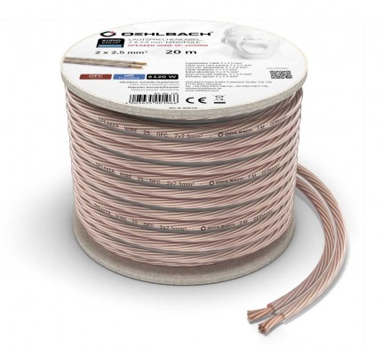 Oehlbach D1C106 SP 25 2x2,50mm² 20 Metre Hoparlör Kablosu Oehlbach D1C106 SP 25 2x2,50mm² 20 Metre Hoparlör Kablosu